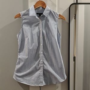 💚 BANANA REPUBLIC Riley sleeveless top, striped